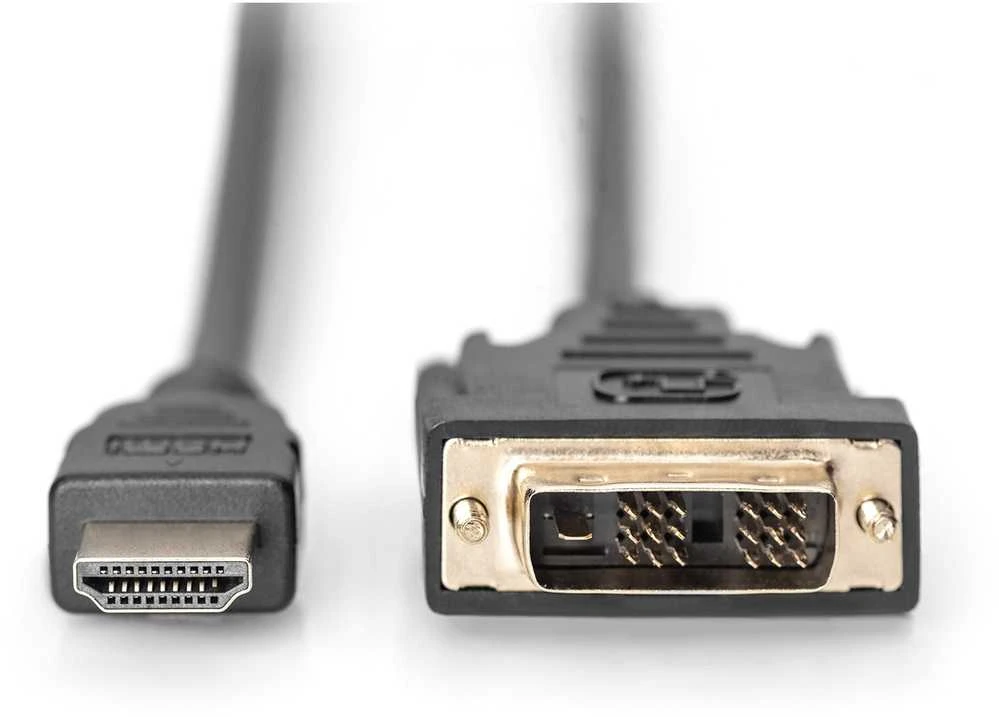 Kabelis Digitus HDMI - DVI-D 2m juoda (DB-330300-020-S)