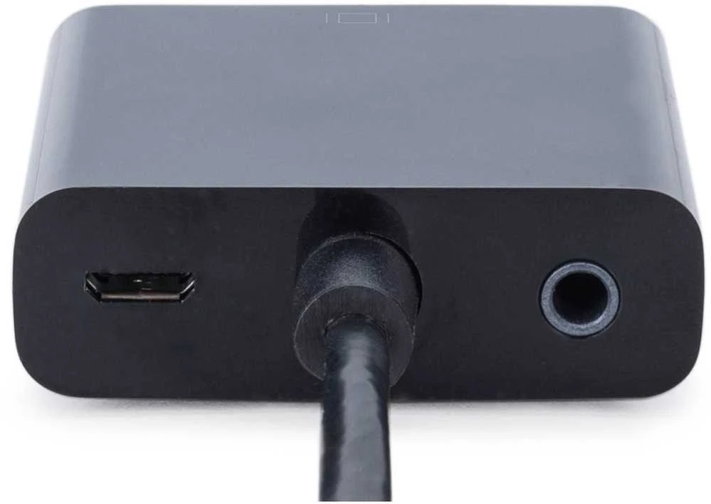 Assmann Electronic DIGITUS keitiklis HDMI į VGA HDMI A kištukas prie VGA jungties 3,5 mm garso lizdas juodas
