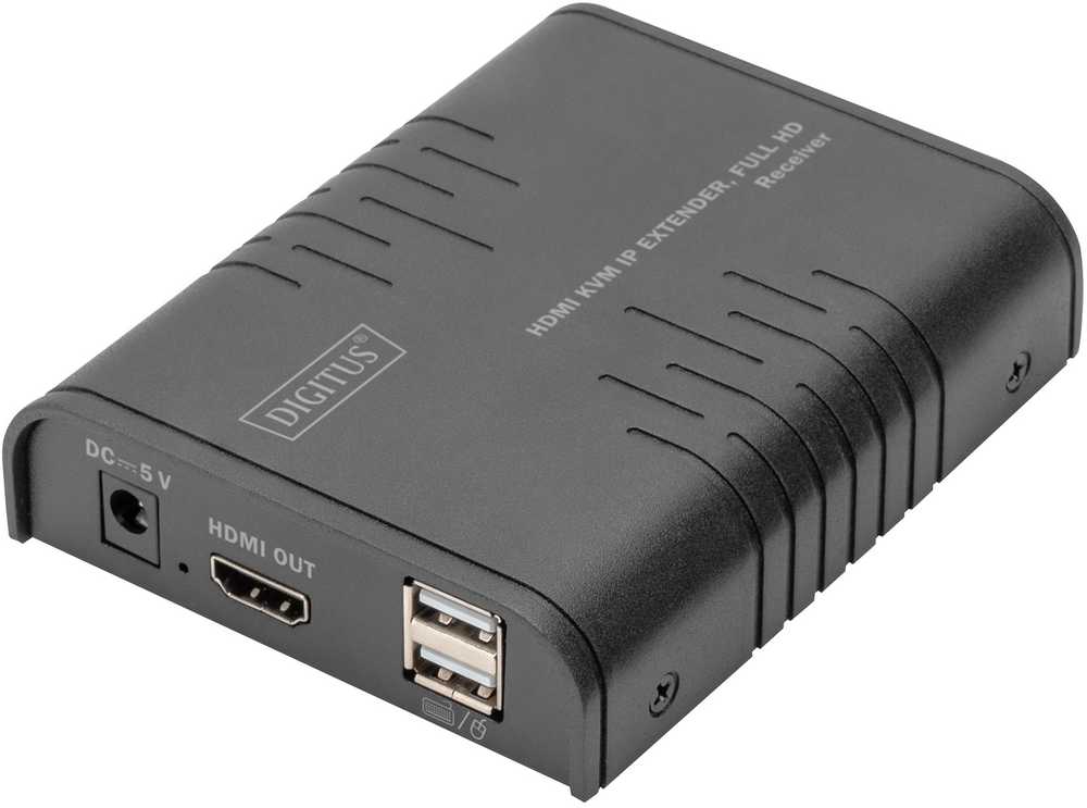 „Switch Digitus DIGITUS HDMI KVM IP“ ilgintuvas, „Full HD“ 1,2 m kabelis
