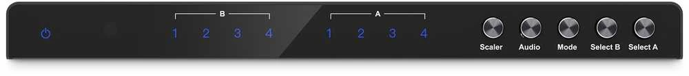 „Digitus“ 4x2 HDMI matricos jungiklis / kelių peržiūrų programa, 4K/30Hz | DS-55345 | Juodas