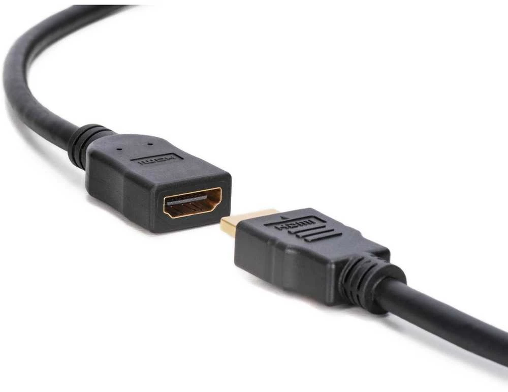 Assmann Electronic ASSMANN HDMI High Speed ilgintuvas A tipas M/F 3.0m su Ethernet Ultra HD 24p auksinis bl