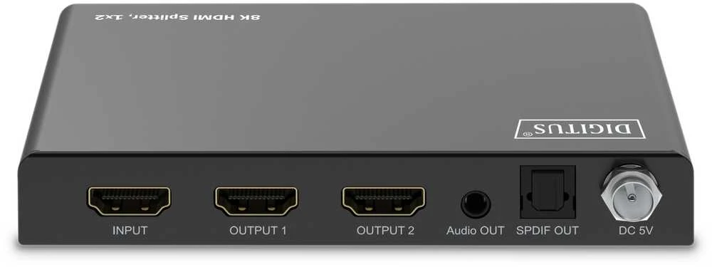 Digitus 8K HDMI Splitter, 1x2 | DS-55339 | Juodas
