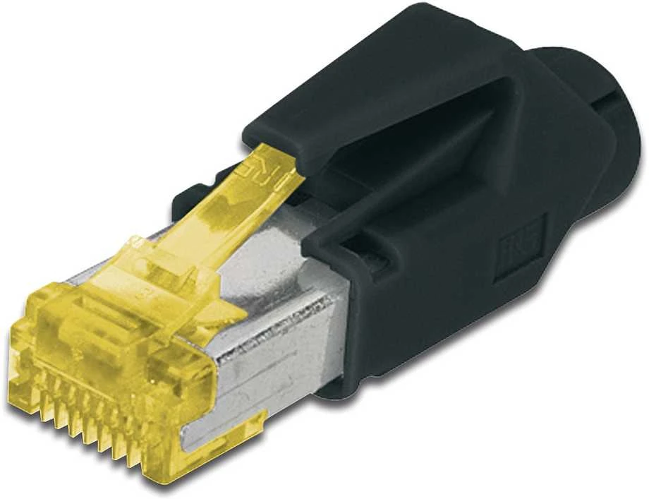 Digitus A-MO6A 8/8 HRS AT 6A modulinis RJ45 kištukas, Hirose TM31 8P8C, apsaugotas, apvaliam kabeliui, įsk. gaubtas