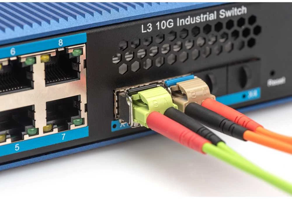 Šakotuvas Modulis SFP Digitus 1.25 Gbps SFP Modul, 20km, SM, LC podwójny, 1000Base-LX, 1310nm, ind.