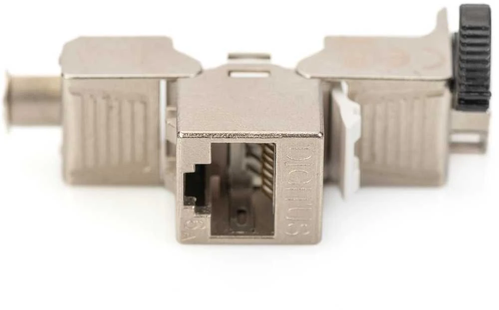 Assmann Electronic DIGITUS CAT 6A Keystone Jack ekranuotas 500 MHz pagal ISO/IEC 60603-7-51,11801 AMD2:2010-04 jungtis be įrankių