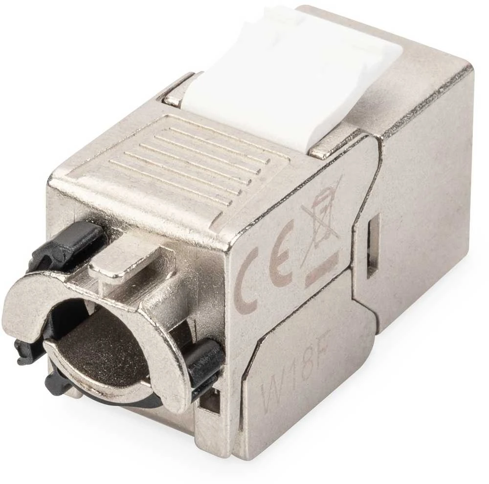 Assmann Electronic DIGITUS CAT 6A Keystone Jack ekranuotas 500 MHz pagal ISO/IEC 60603-7-51,11801 AMD2:2010-04 jungtis be įrankių
