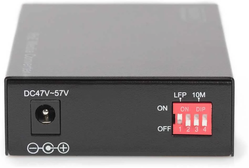 DIGITUS Gigabit Ethernet PoE+ Media Converter, SFP | Digitus