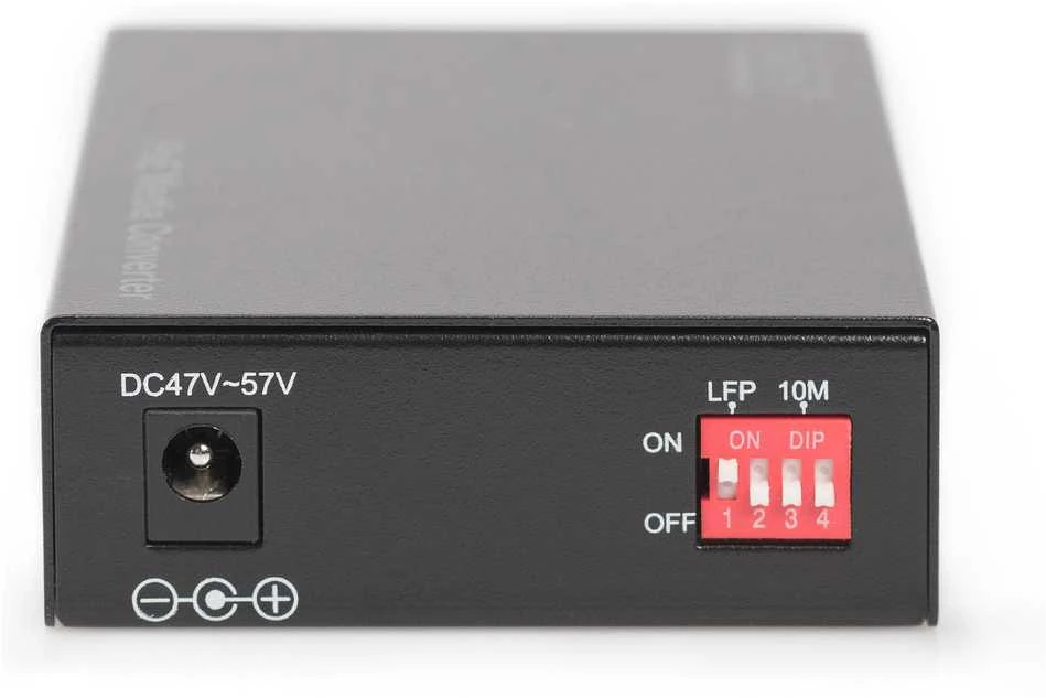 Šakotuvas DIGITUS Gigabit Ethernet PoE+ Media Converter, Multimode | Digitus
