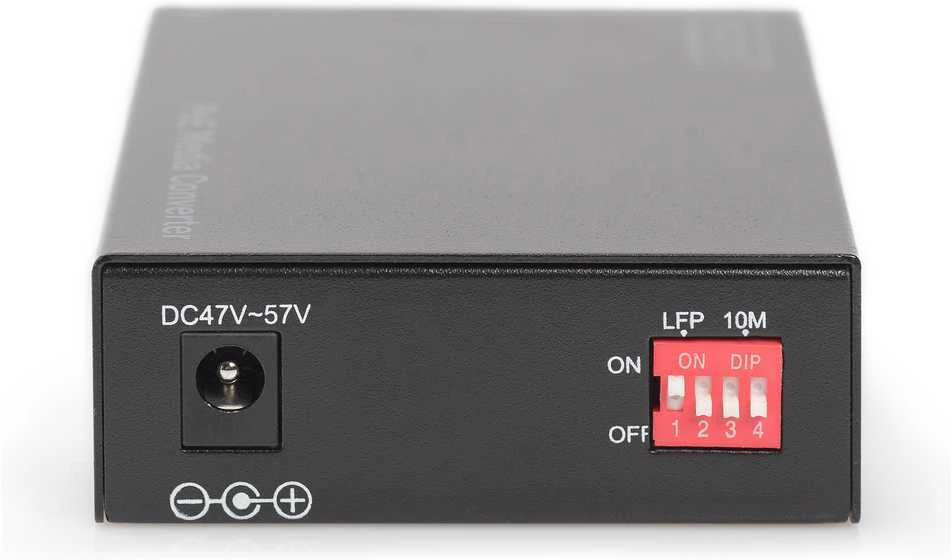 Digitus DN-82160 tinklo medijos keitiklis 1000 Mbit/ai 1310 nm Vienas režimas Juoda