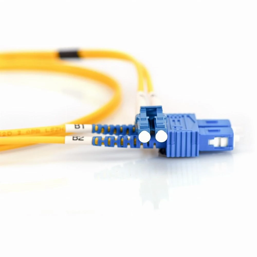 Assmann Electronic DIGITUS LWL patchable LC/SC 09/125um singelmode Duplex be halogenų su protokolu geltona 2m