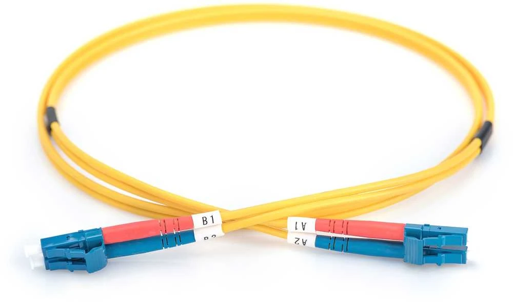 Assmann Electronic DIGITUS LWL patchable LC/LC 09/125um singelmode Duplex be halogenų su protokolu geltona 3m