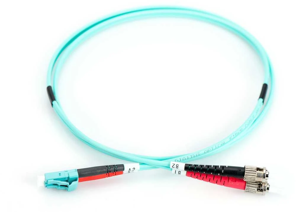 „Digitus Fiber Optic Patchcord LC“ – ST, 50 / 125 mikronai, OM3, 5 m (11193927)