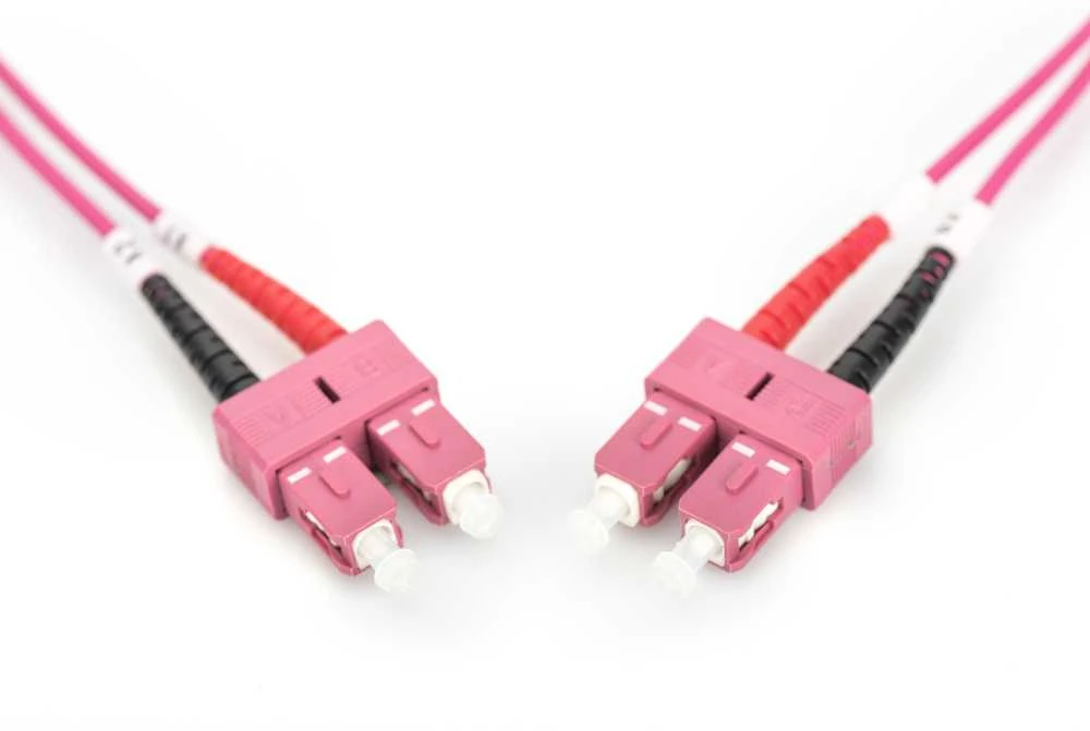 DIGITUS LWL Patchkabel SC -> SC 3.00m Multimode Duplex OM4