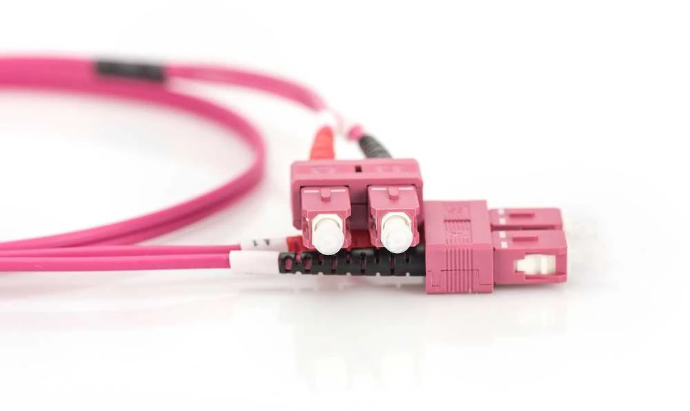 DIGITUS LWL Patchkabel SC -> SC 3.00m Multimode Duplex OM4