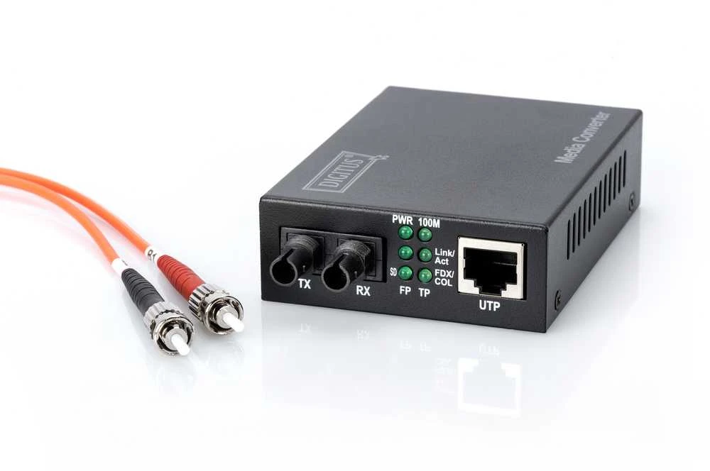 Digitus DN-82010-1 tinklo medijos keitiklis Vidinis 1310 nm Keli režimai Juoda