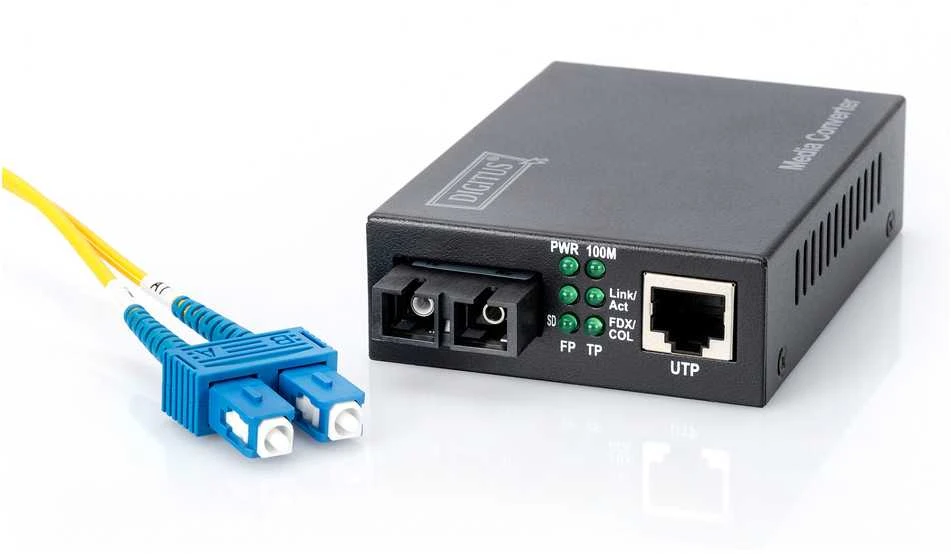 „Digitus Fast Ethernet“ medijos keitiklis SC RJ45 SC-duplex (DN-82021-1)