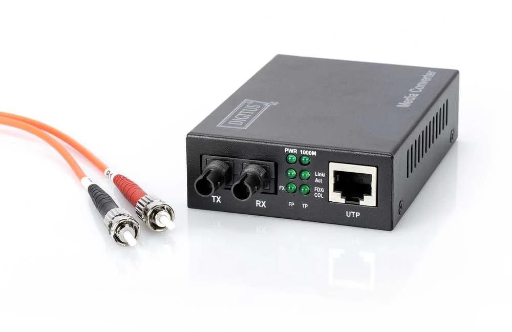 Šakotuvas Digitus DN-82110-1 tinklo medijos keitiklis 1000 Mbit/ai 850 nm Keli režimai