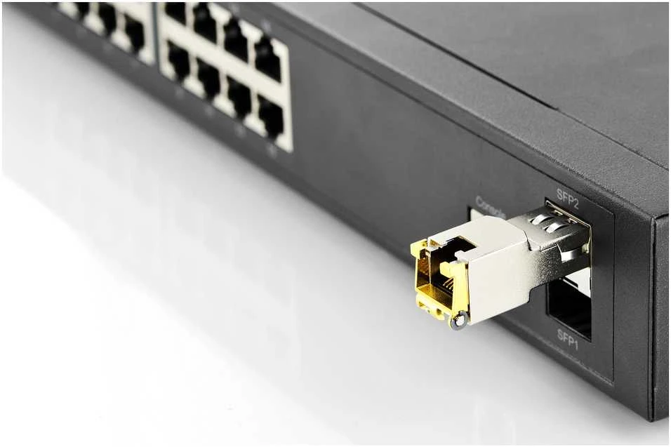 Šakotuvas Digitus 1,25 Gbps varinis SFP modulis, RJ45 | DN-81005 | SFP | Varis | RJ45 | 1250 Mbit/s | Maksimalus perdavimo atstumas 100 m