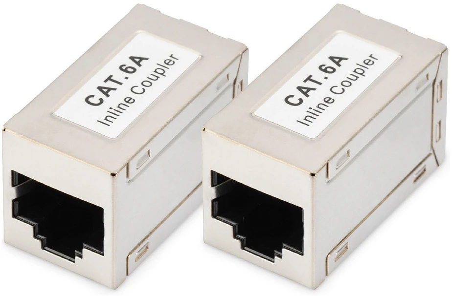 Digitus DIGITUS CAT 6A Modular Kupplung, geschirmt - 2 Stk.