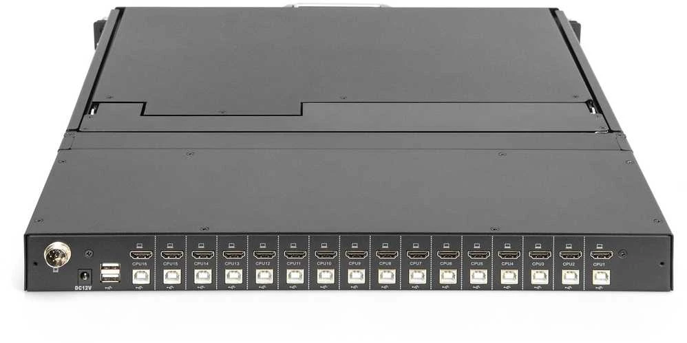 Konsolė KVM Digitus KVM 17'' TFT konsola GE klaviatūra