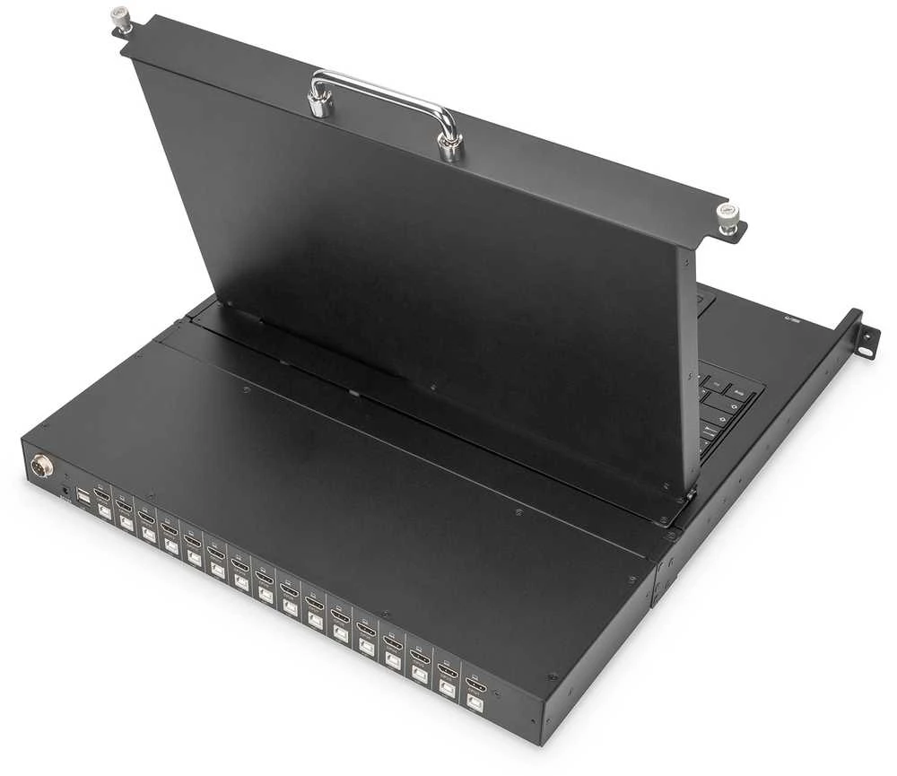 Konsolė KVM Digitus KVM 17'' TFT konsola GE klaviatūra