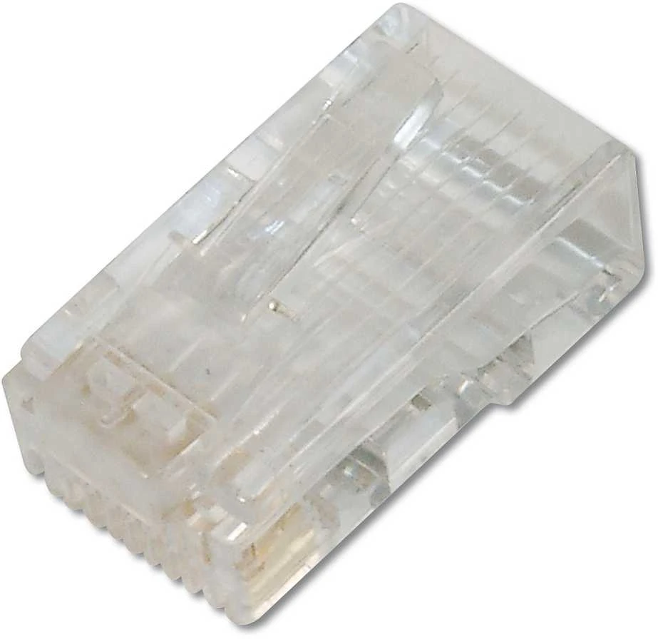 Digitus AK-219602 | CAT 6 modulinis kištukas, 8P8C, neekranuotas apvaliam kabeliui, dviejų dalių kištukas