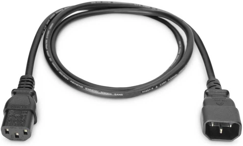 Assmann Electronic ASSMANN maitinimo laido ilgintuvas C14 - C13 M F 1.2m H05VV-F3G 0.75qmm bl