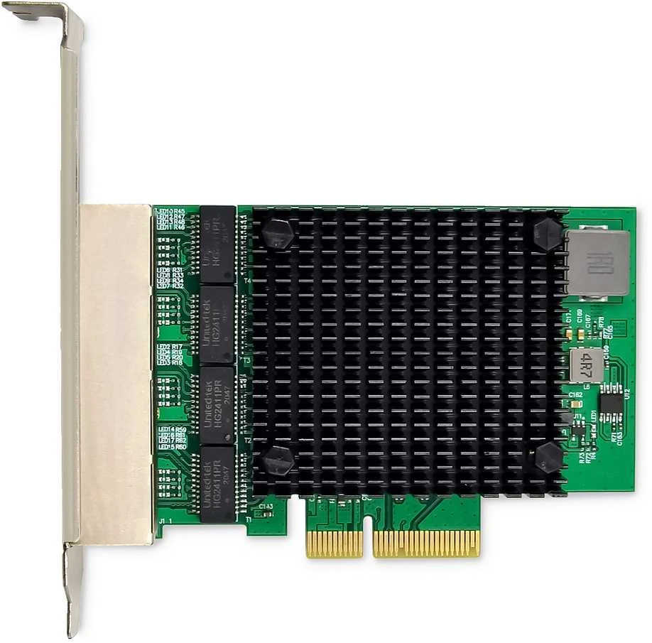Digitus DN-10136 4-Port RJ45 RTL8125B, 2.5 GBits Server NIC