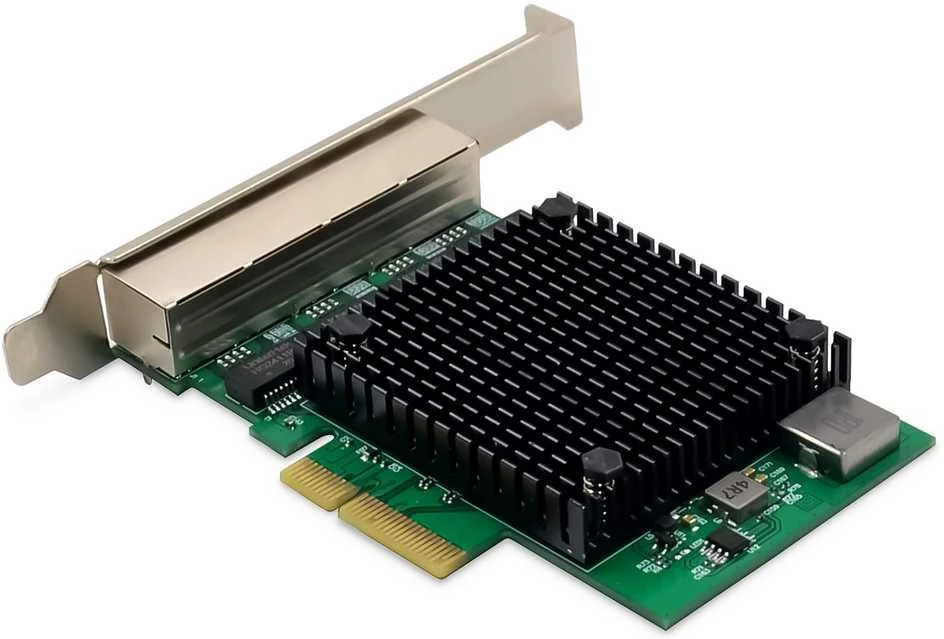 Digitus DN-10136 4-Port RJ45 RTL8125B, 2.5 GBits Server NIC