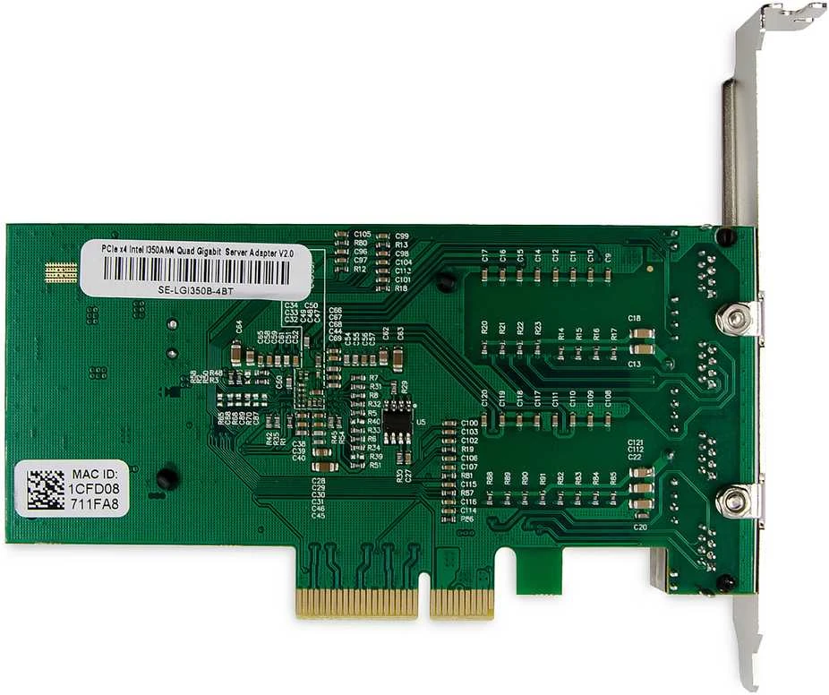 Assmann Electronic DIGITUS 4 Port RJ45 Intel I350 Server NIC