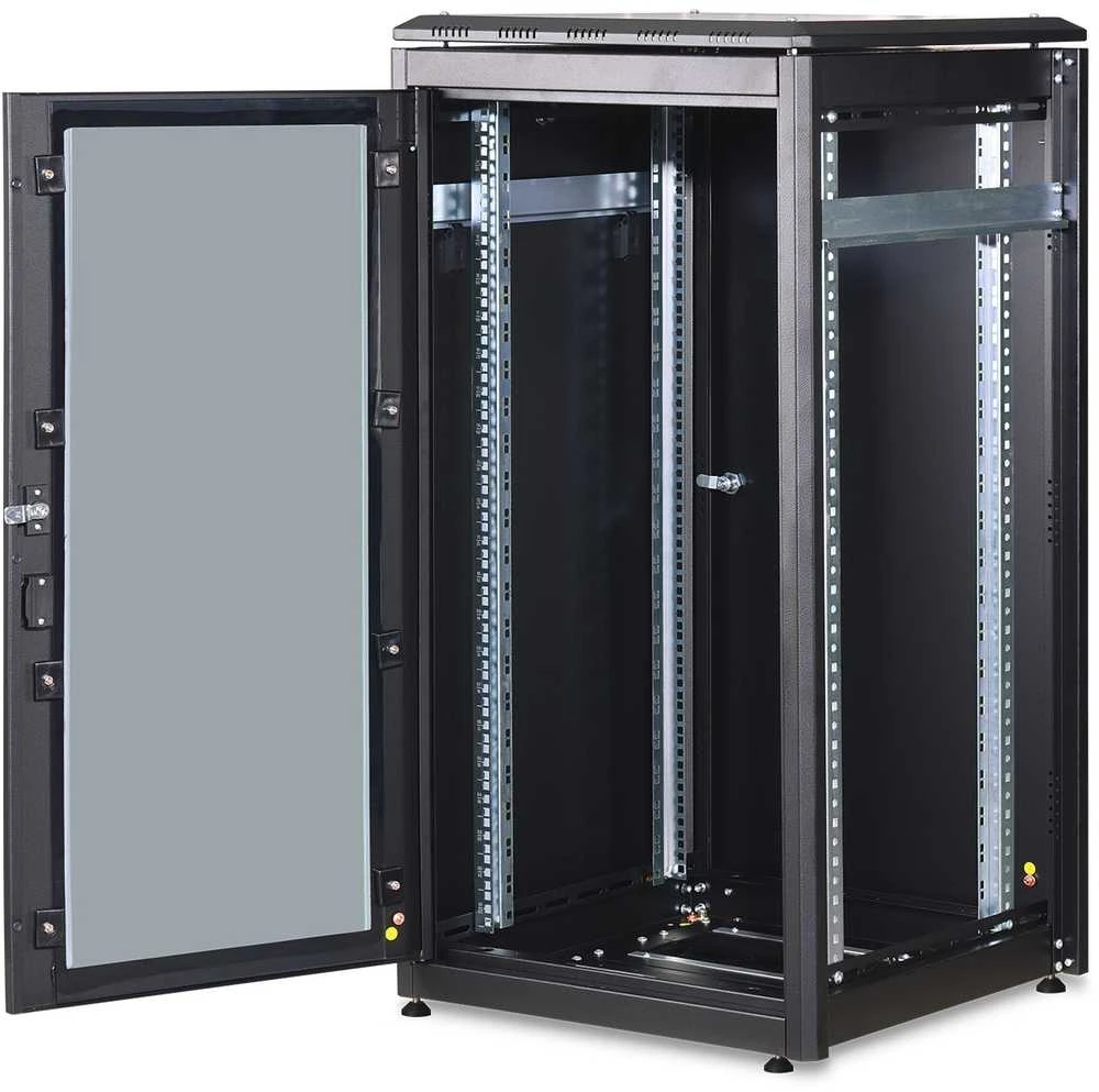 DIGITUS Netzwerkschrank Unique 22HE 1164x600x600mm juodas (Speditionsversand)