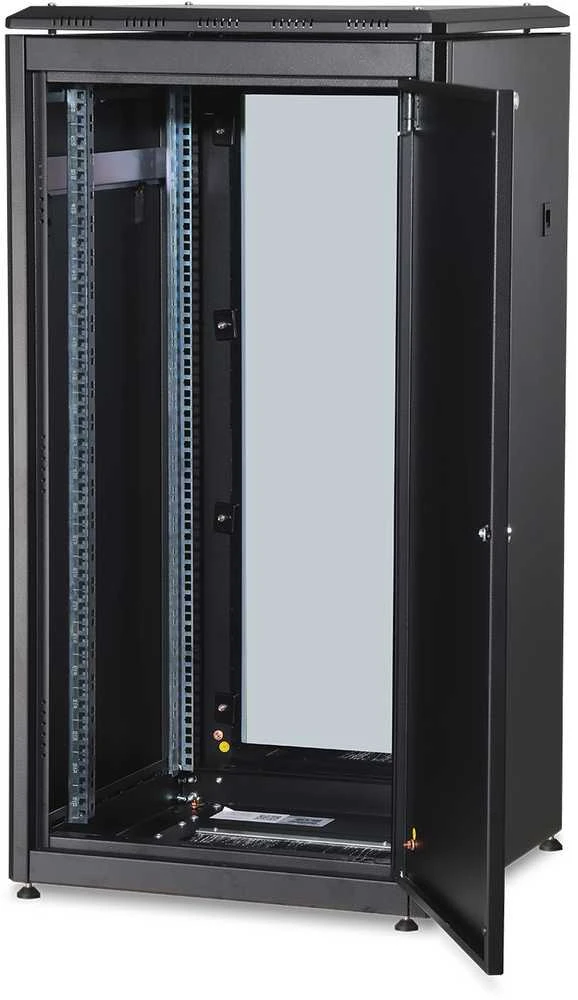 DIGITUS Netzwerkschrank Unique 22HE 1164x600x600mm juodas (Speditionsversand)
