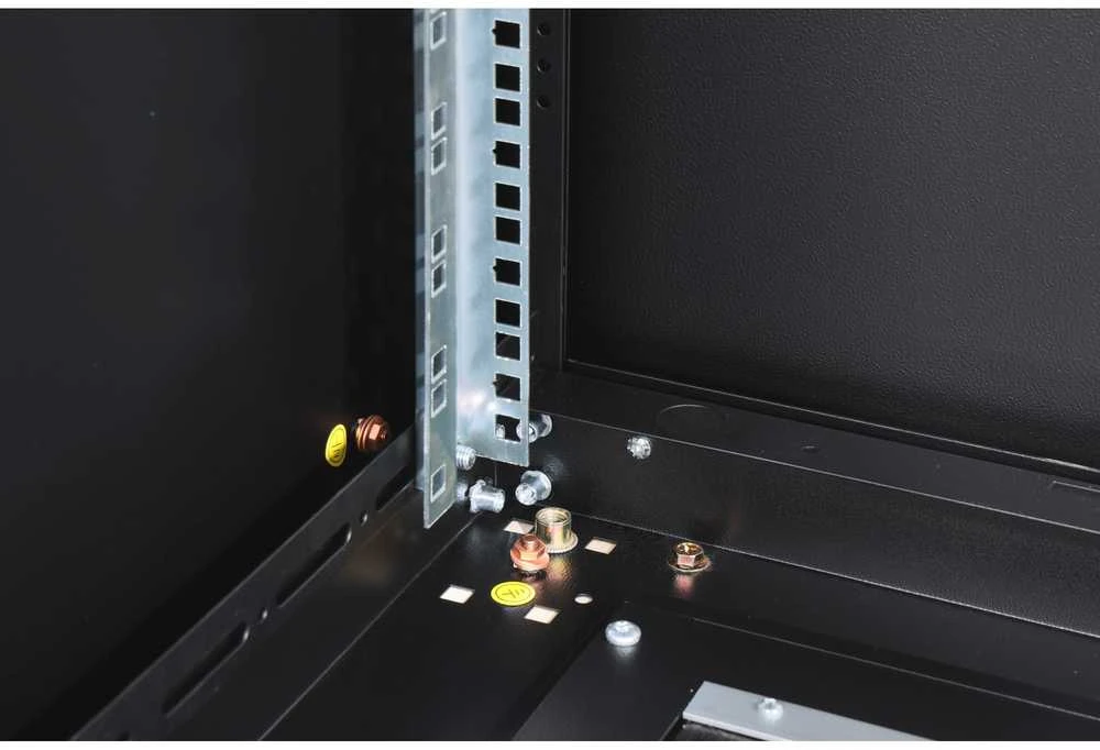 DIGITUS Netzwerkschrank Unique 22HE 1164x600x600mm juodas (Speditionsversand)