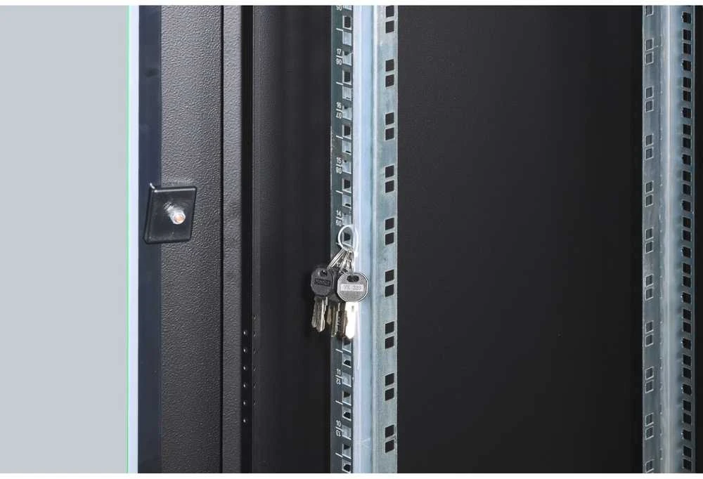 DIGITUS Netzwerkschrank Unique 22HE 1164x600x600mm juodas (Speditionsversand)