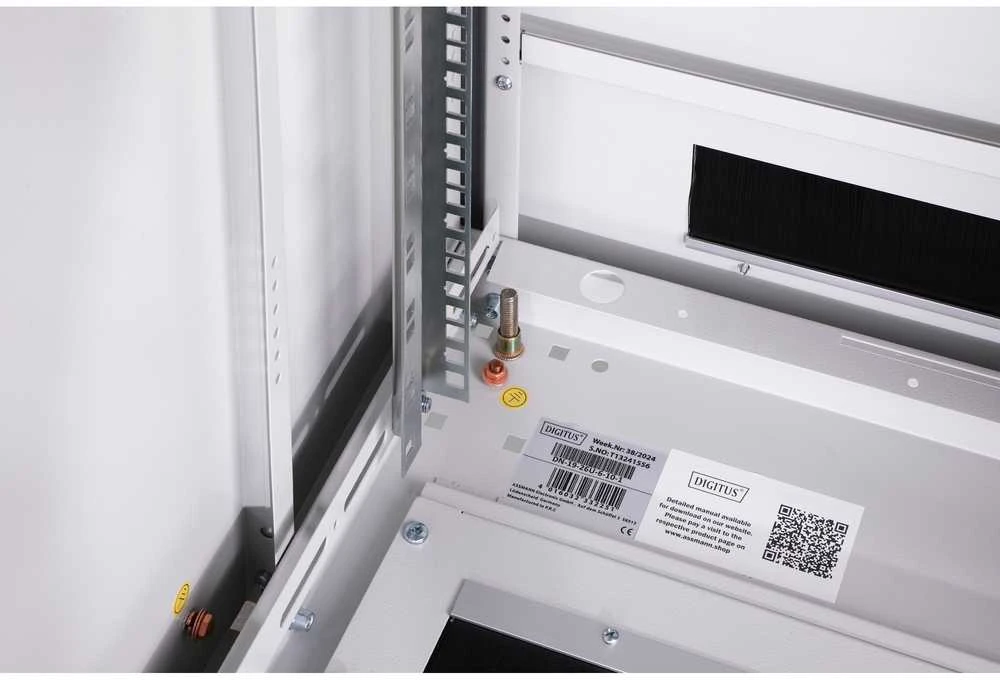 DIGITUS Netzwerkschrank Unique 26HE 1342x600x1000mm grau (Speditionsversand)