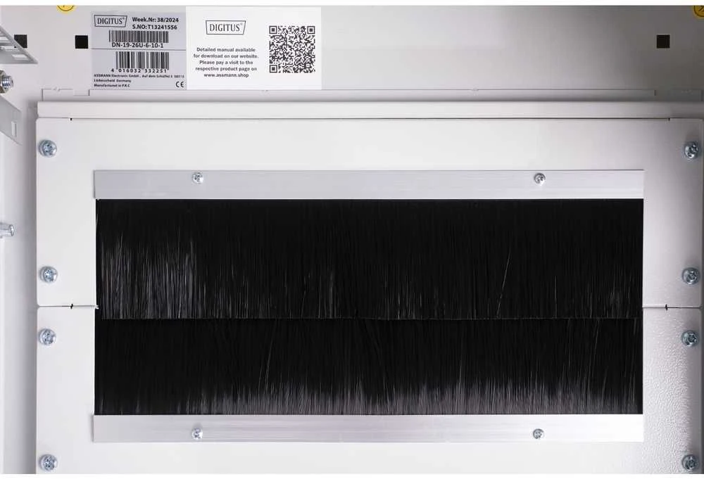 DIGITUS Netzwerkschrank Unique 26HE 1342x600x1000mm grau (Speditionsversand)
