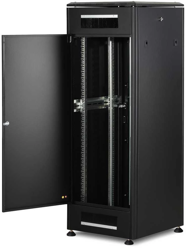 DIGITUS Netzwerkschrank Unique 32HE 1609x600x600mm juodas (Speditionsversand)