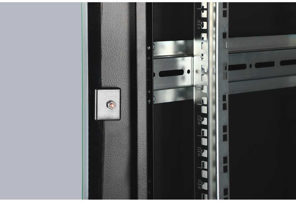 DIGITUS Netzwerkschrank Unique 36HE 1787x600x600mm juodas (Speditionsversand)