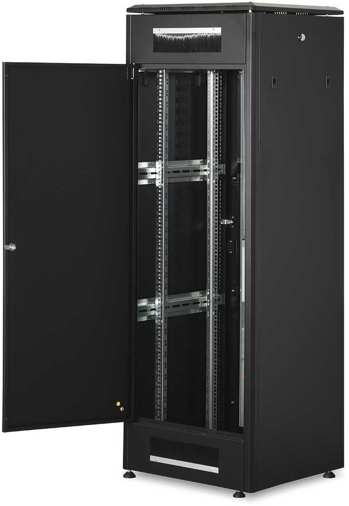 DIGITUS Netzwerkschrank Unique 36HE 1787x600x600mm juodas (Speditionsversand)