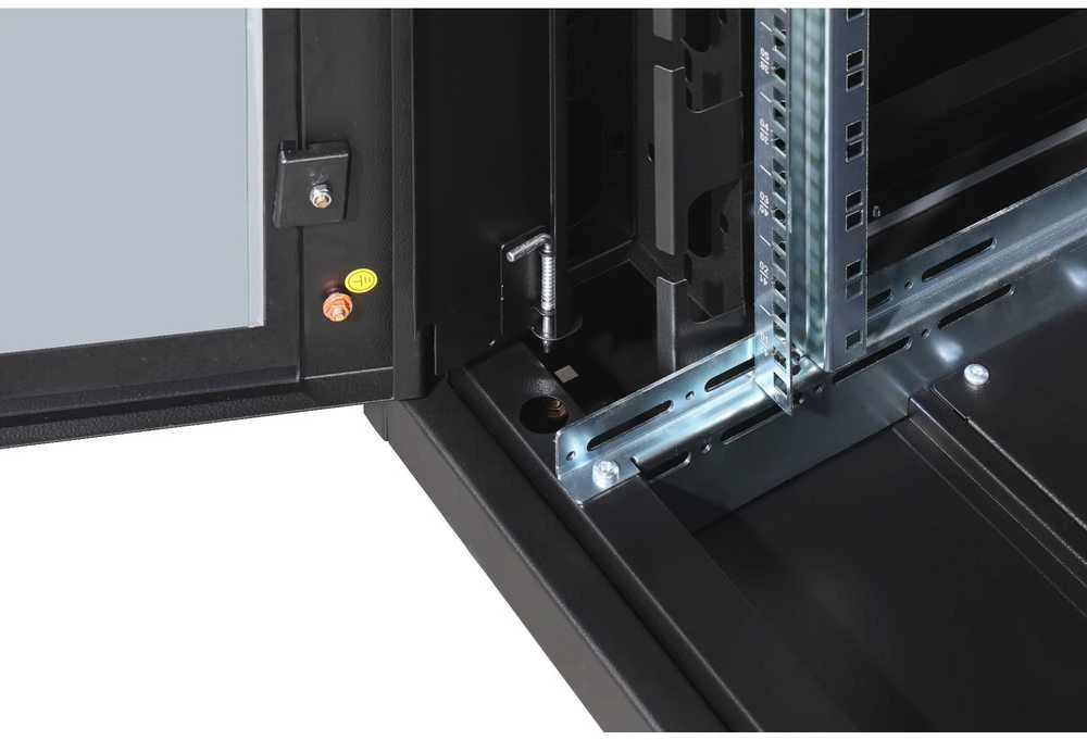 DIGITUS Netzwerkschrank Unique 42HE 2053x800x1000mm juodas (Speditionsversand)