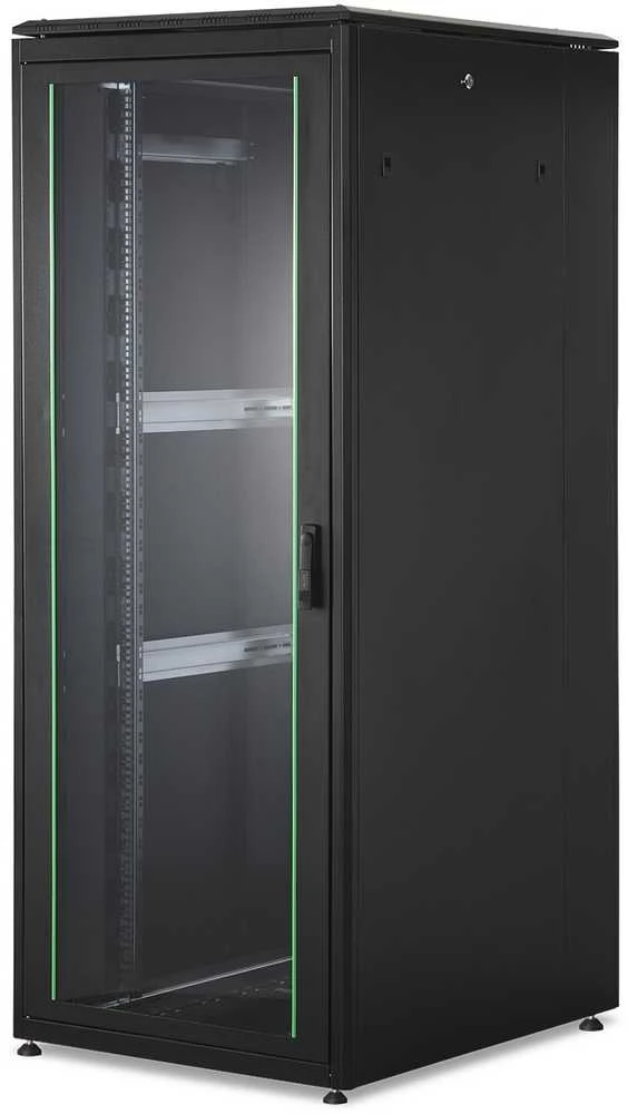 DIGITUS Netzwerkschrank Unique 42HE 2053x800x1000mm juodas (Speditionsversand)