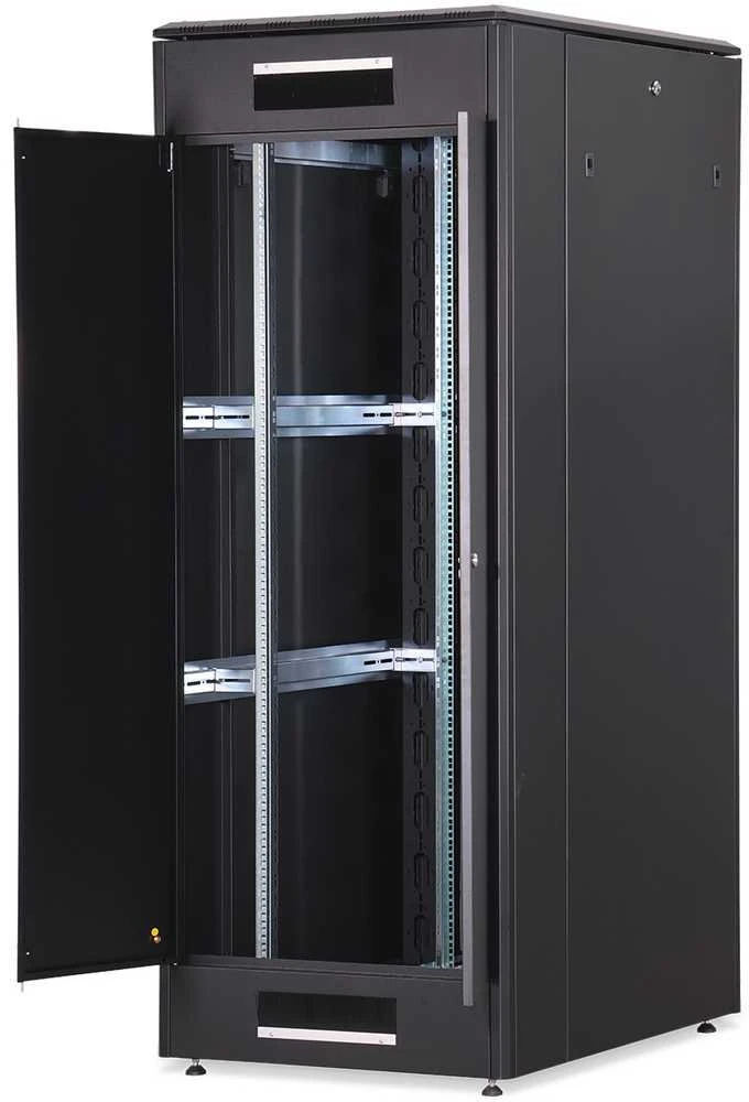 DIGITUS Netzwerkschrank Unique 42HE 2053x800x1000mm juodas (Speditionsversand)
