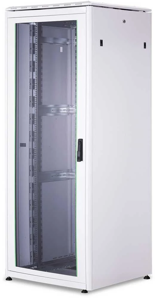 Assmann Electronic DIGITUS Tinklo spinta 19inch 42U pilkas 8/8 H2053mmxB800mmxT800mm su stiklinėmis durelėmis įsk. 28xSreew-Set iki 600KG