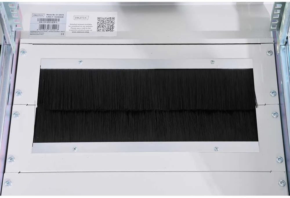 Assmann Electronic DIGITUS Tinklo spinta 19inch 42U pilkas 8/8 H2053mmxB800mmxT800mm su stiklinėmis durelėmis įsk. 28xSreew-Set iki 600KG