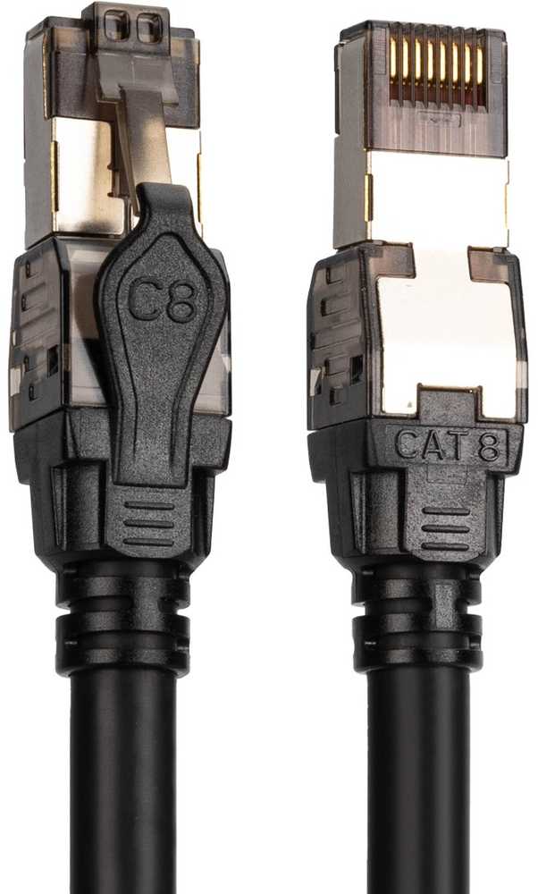 Digitus DK-1843-050 tinklo kabelis Juoda 5 m Cat8.1 S/FTP (S-STP) Turas