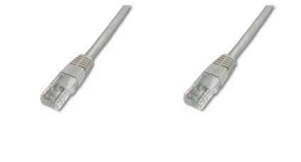 Assmann Electronic DIGITUS CAT 5e U-UTP patch kabelis PVC AWG 26/7 ilgio 3m spalvotas pilkas