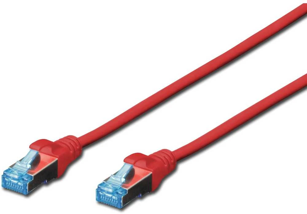 Digitus DIGITUS Ecoline - Komutacinis kabelis - RJ-45 (M) - RJ-45 (M) - 2.0m - SFTP - CAT 5e - Raudona (DK-1532-020 / R)