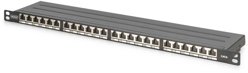 Digitus DN-91624S-SL-SH komutacinė panelė 0.5U