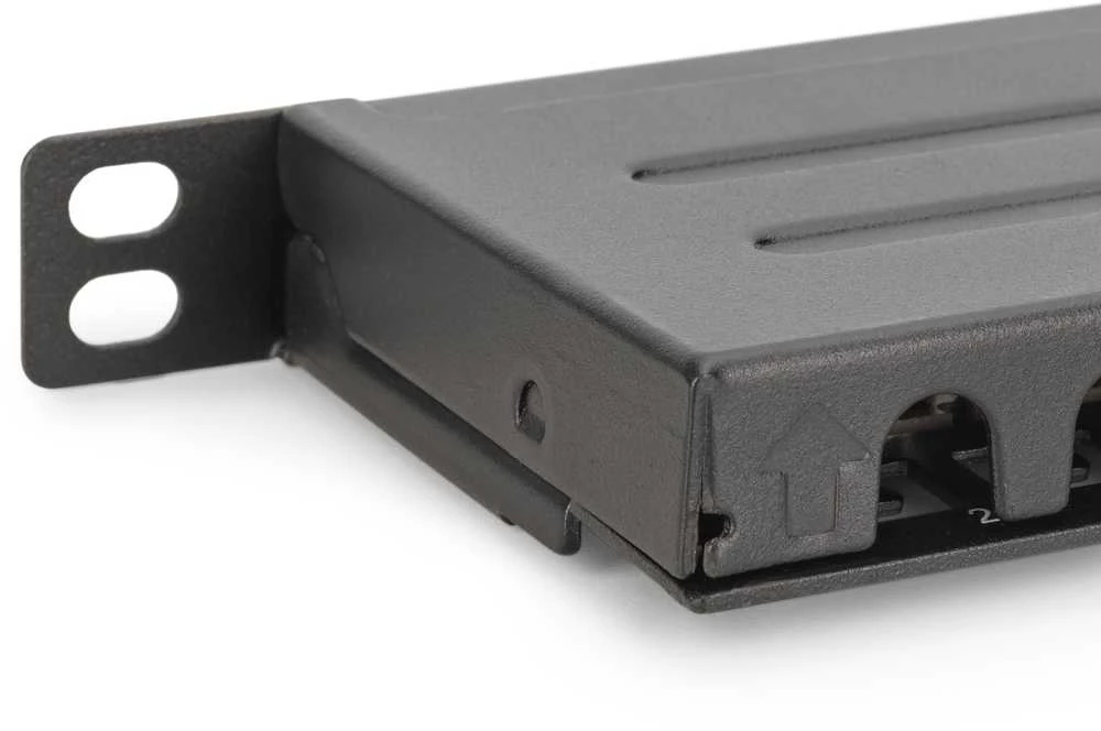 Digitus DN-91624S-SL-SH komutacinė panelė 0.5U