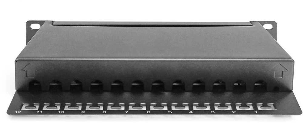 Assmann Electronic DIGITUS Patch Panel 10 colių Cat6 12 prievadų ekranuotas 10 colių
